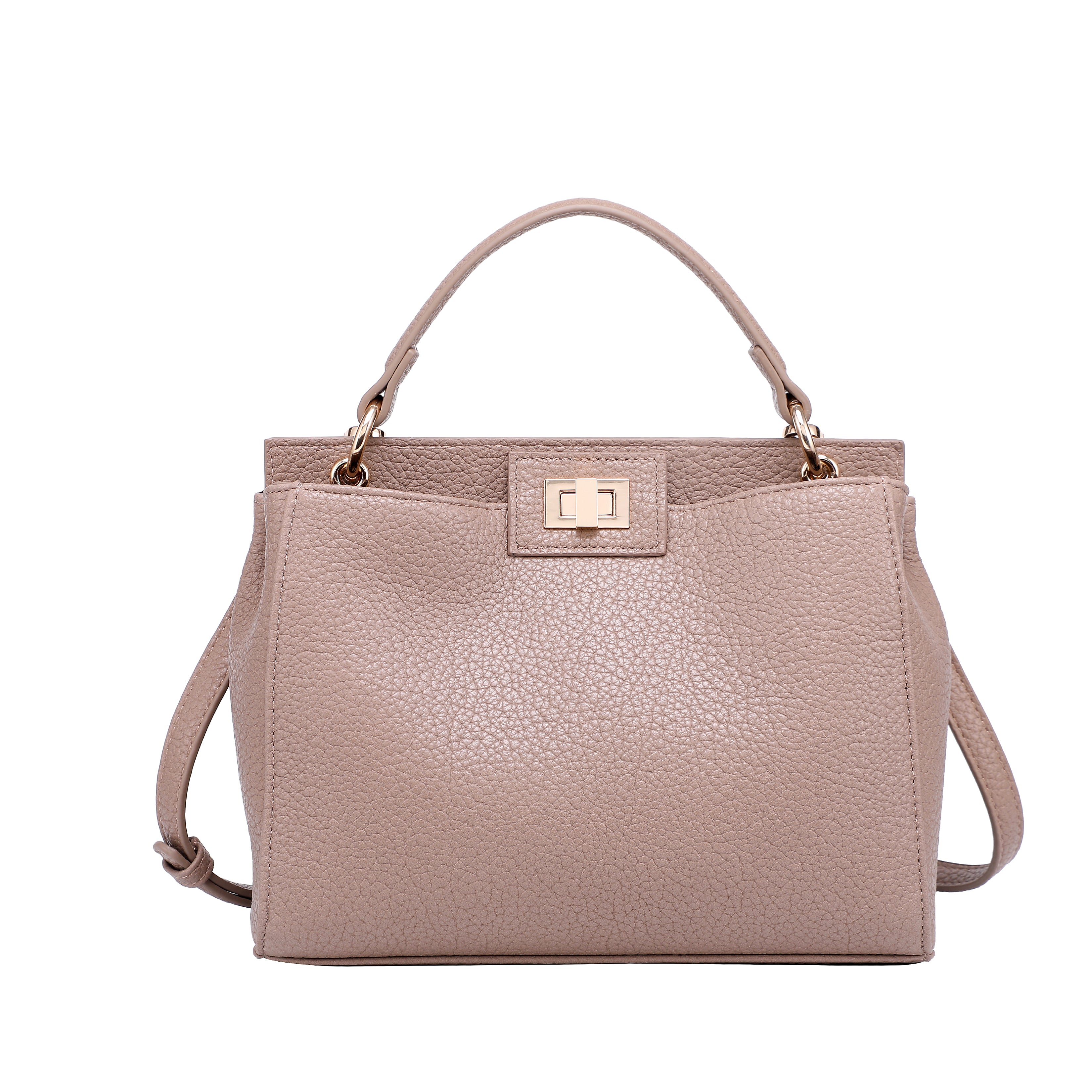 Litchi Grain Minimalist Classic Series Small Square Handbag