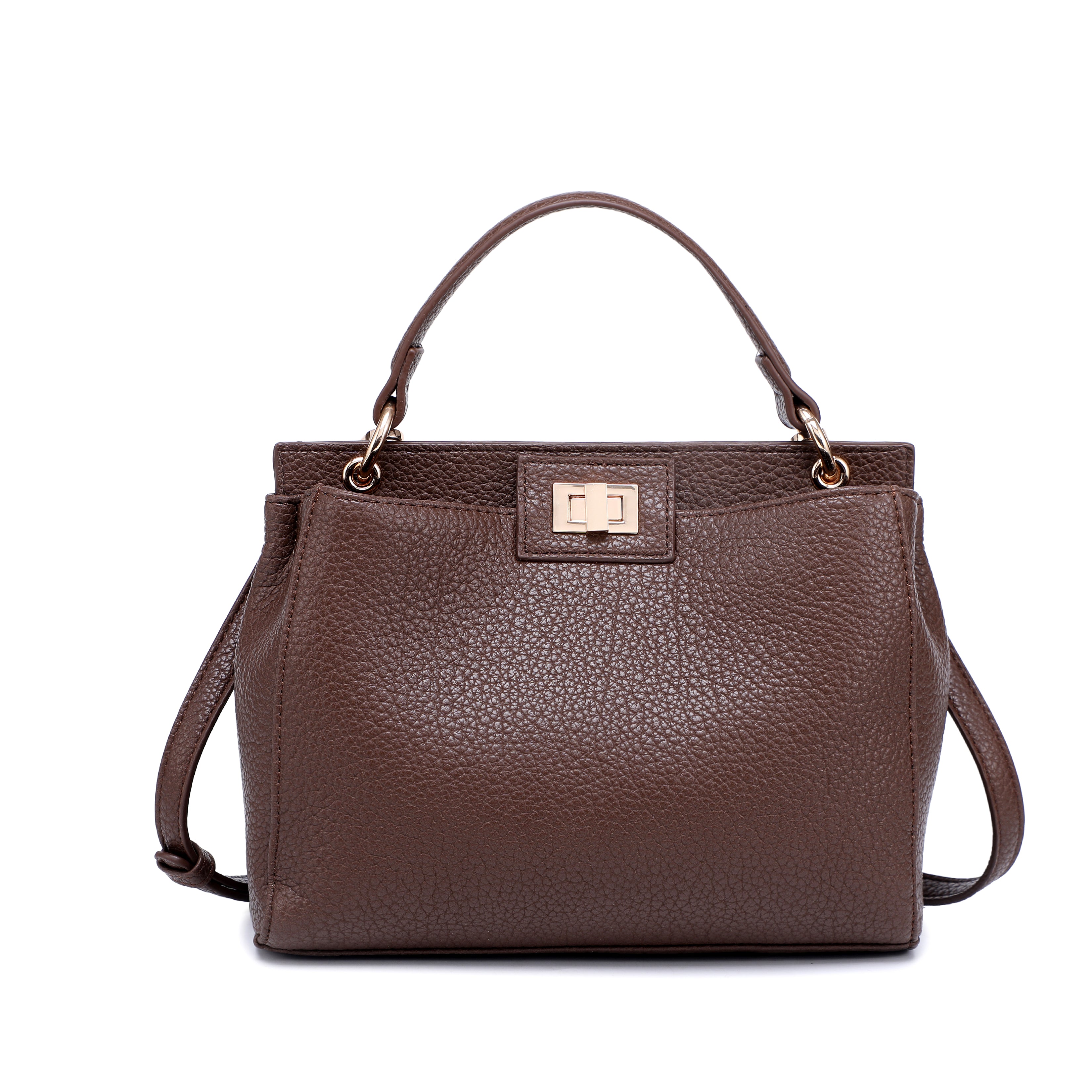 Litchi Grain Minimalist Classic Series Small Square Handbag